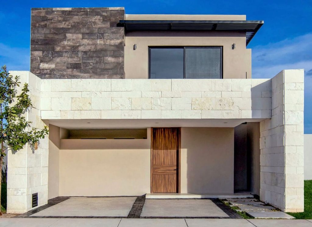 Fachada de Ajusco en Loma Alta Residencial, en León, Gto.