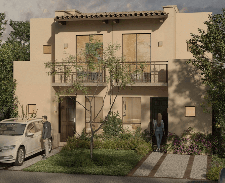 Fachada de modelo Burgos en Lucerna Residencial