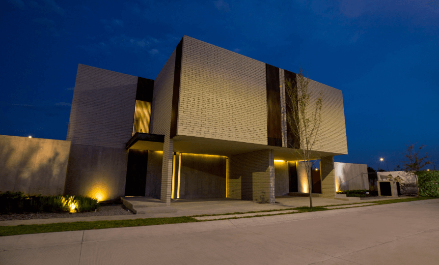 Fachada de modelo Este en Misiones de Santa Fe en León, Gto., México.