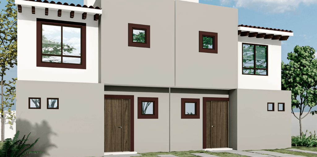Fachada de Nogal en Roble Premium en León, Gto., México
