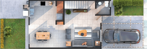 Modelo Stella en Tracia Residencial en León, Gto., México.