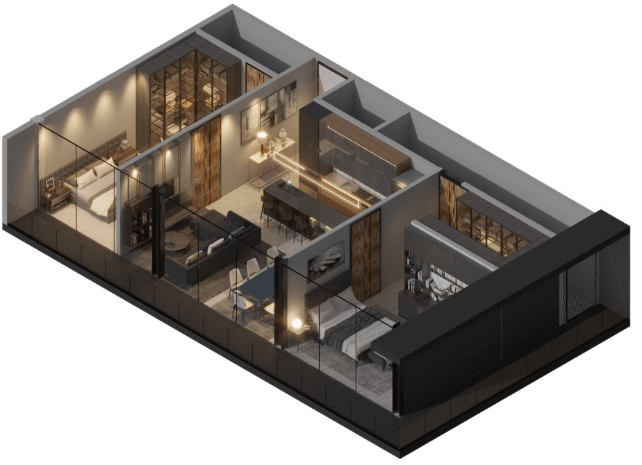 Penth Aparthotel Departamentos nuevos en León Guanajuato modelo Penthouse